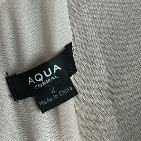 Gold Small sequined Dress Aqua Formal Size 2 NWOT - Picture 4 of 11